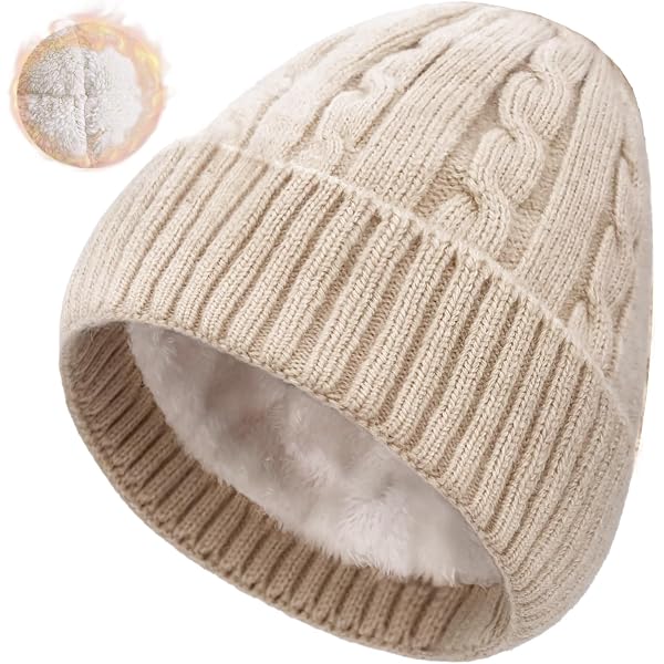 ZOORON Winter Hats for Women Cable Knit Hats Soft Warm Womens Beanies Stretch Amazon.com: ZOORON 1&2 Winter Beanie for Women Soft Warm  main image 3