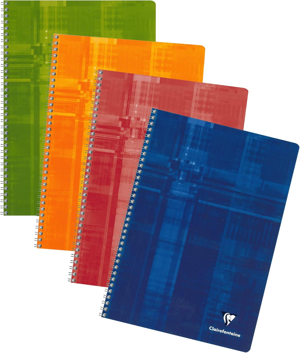 Clairefontaine 68141C, A Spiral Notebook, Dimensions: A4 21 x 29.7 cm, 100 Seyes Ruled Pages, White Paper 90 g
