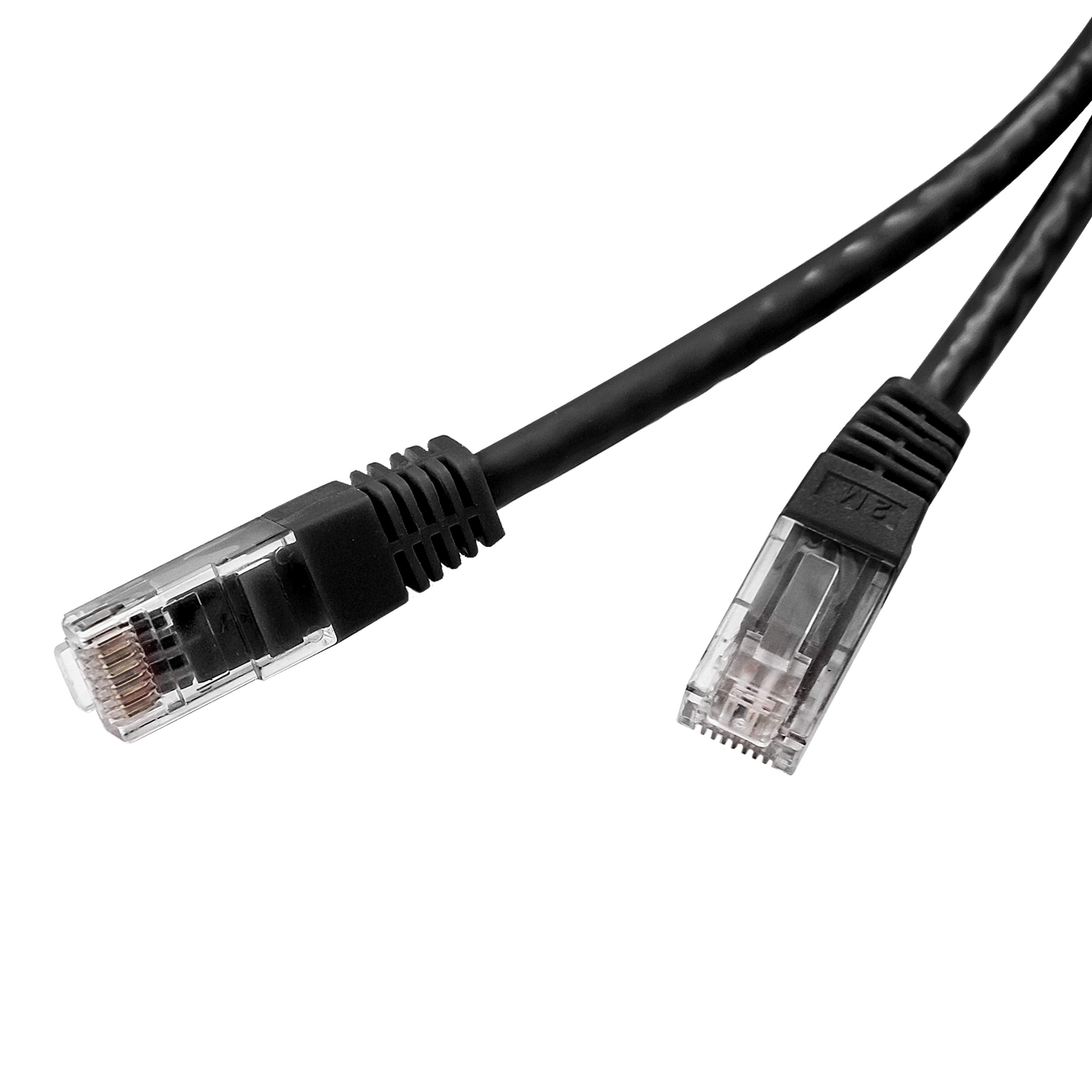 LMS Data Ethernet Cat 5 RJ45 UTP Patch cable cord, Cat 5 E LAN 10/100/1000M bit/s Cable suitable Gigabit 1000Base-T for PoE, CCTV Computer, Routers Internet for office and industrial