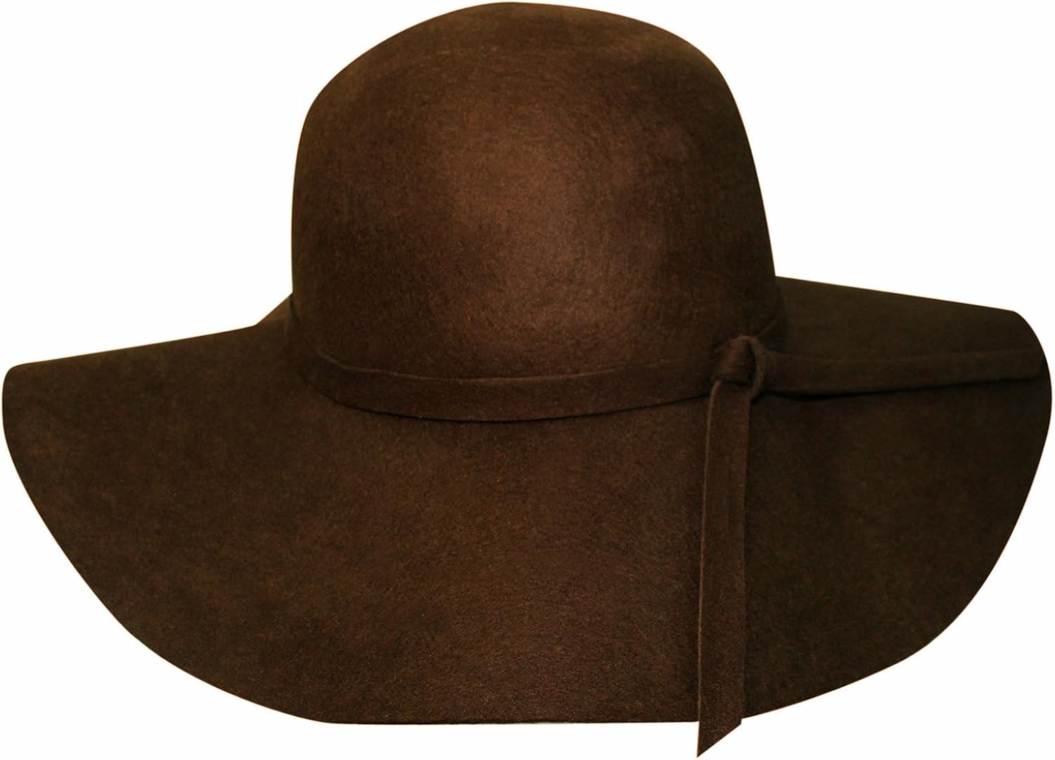 brown wool floppy hat