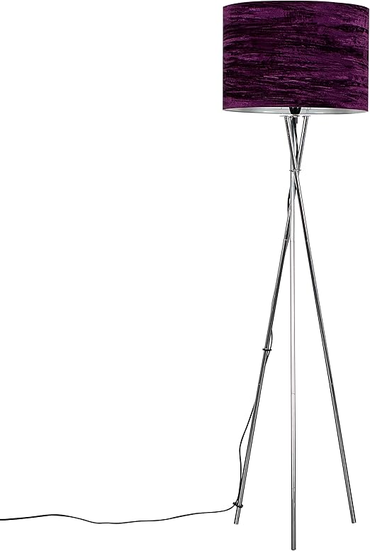 crushed velvet floor lamp