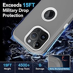 for iPhone 15 Pro Max Case, with Built in Screen
