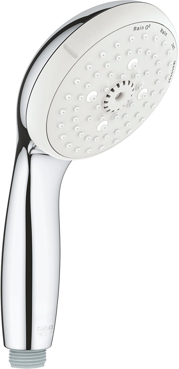 Grohe, Tempesta Handheld Shower Head, Chrome, 4 Strahlarten Amazon.co.uk DIY & Tools