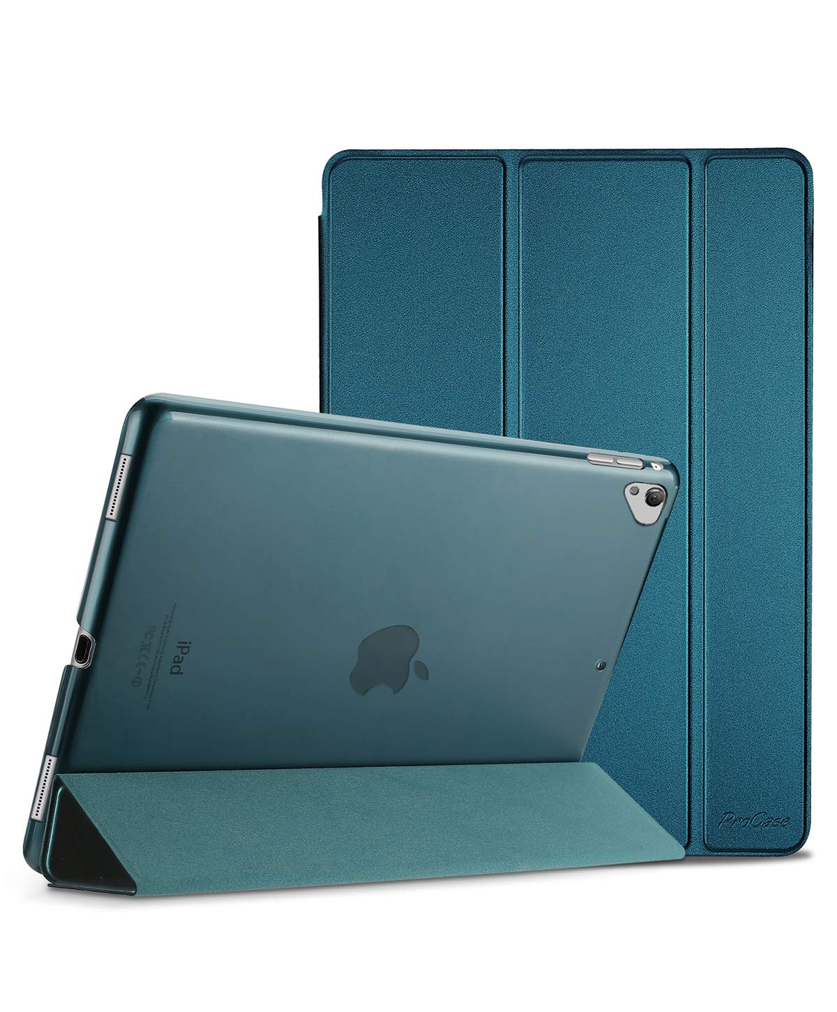 ProCase Smart Case for iPad Pro 12.9 1st and 2nd Generation (2015 and 2017 Model), Stand Cover Support Auto Sleep/Wake -Teal