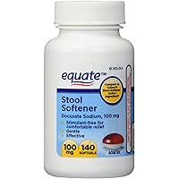 Amazon.com: Equate - Stool Softener 100 mg, 140 Capsules (Compare to ...