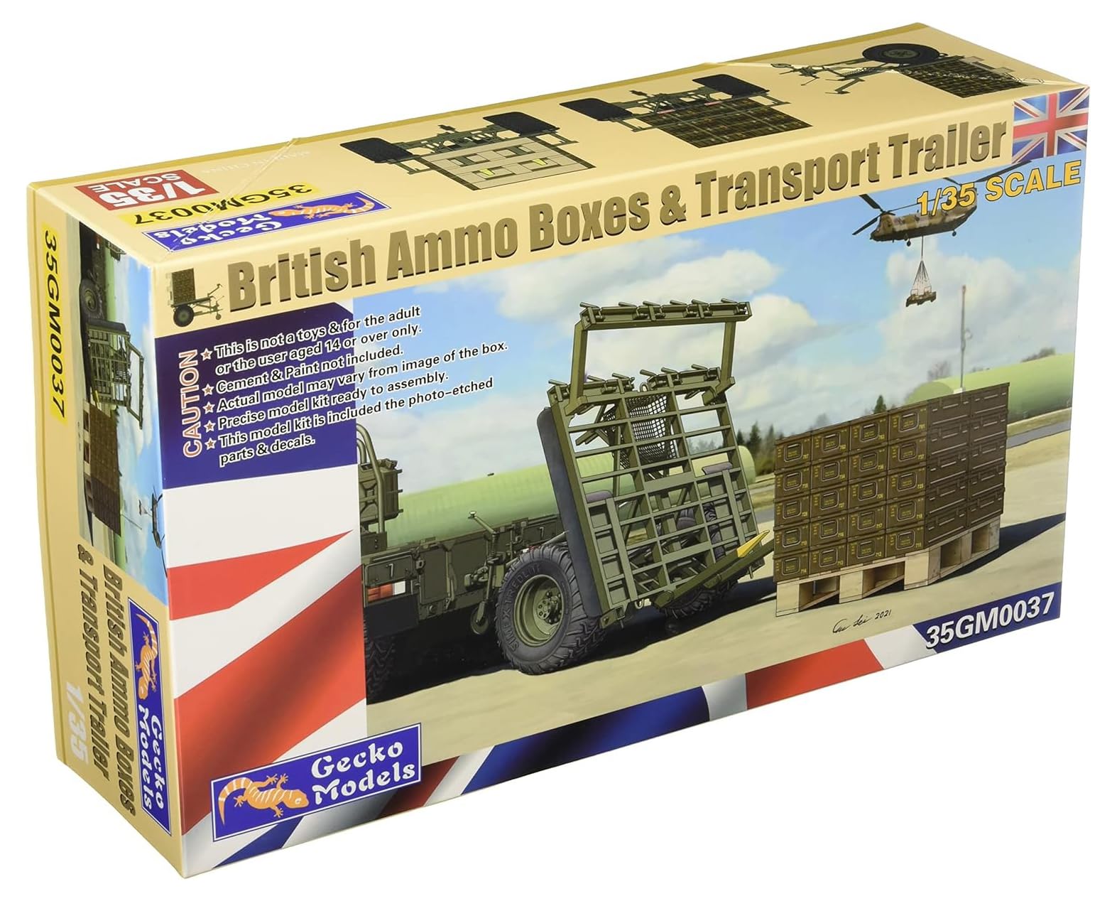 Gecko Models British Military Boxes (GEC35GM0037)