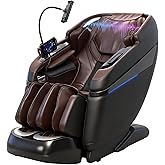 KTENTITO 4D Music Rhythm Massage Chair Full Body, 2026 Unique Sonic Resonance Zero Gravity SL-Track Shiatsu Recliner with Knee Heating Blanket AI Voice Bluetooth Foot Roller Body Scan Airbags G9 Black
