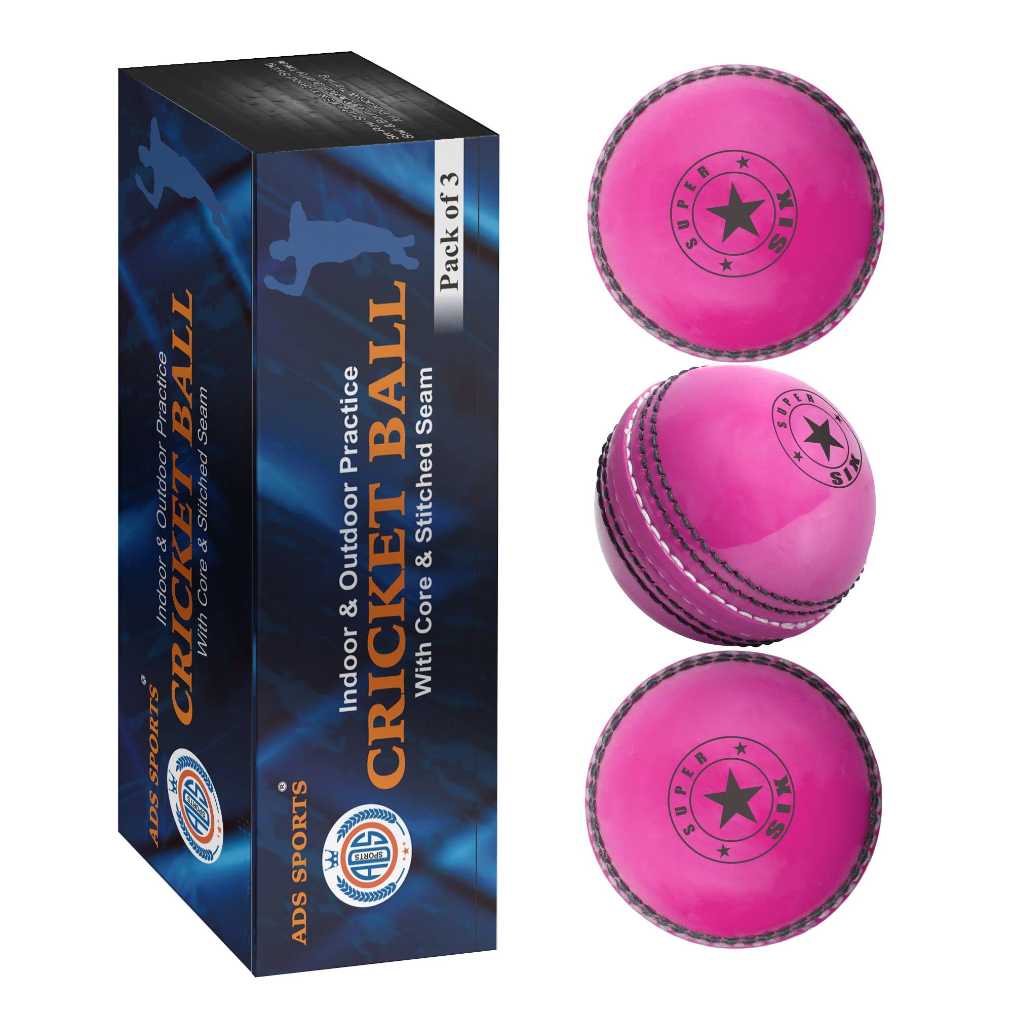SPIN FIRST Incrediballs Soft Rubber Practice Balls | Safe Indoor & Outdoor Cricket Ball | Stitched Seam with PU Core | Ideal for Coaching, Garden Play & Skill Development