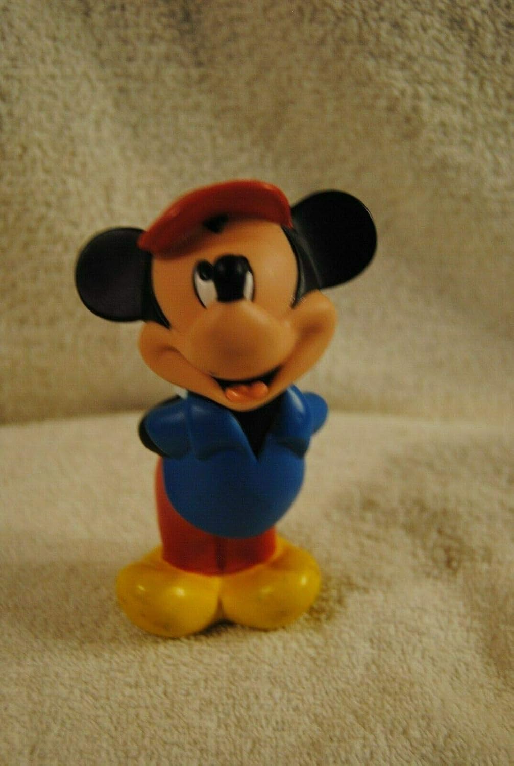 vintage mickey mouse plastic figurine