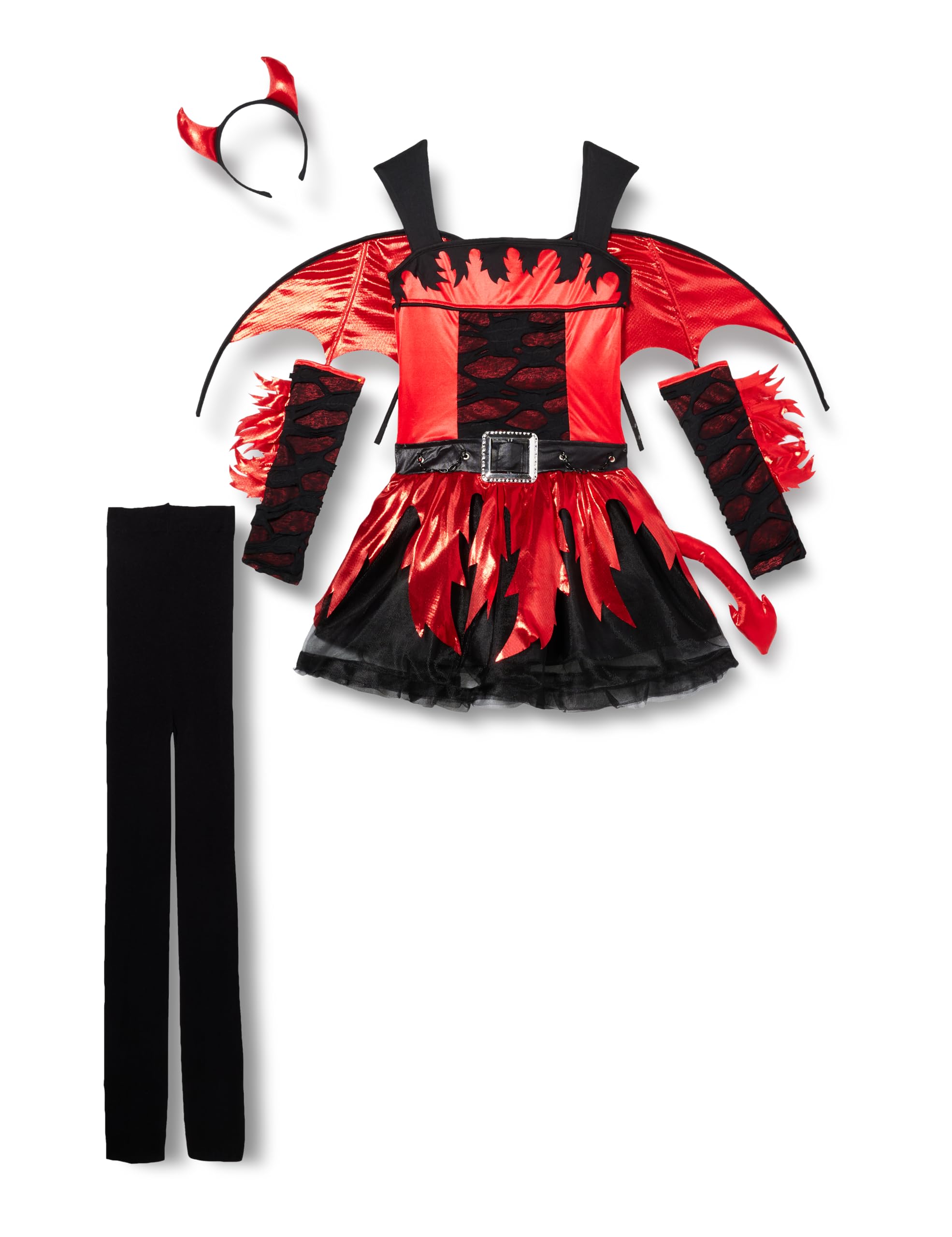 (PKT) (997493) Child Girls Daredevil Costume (8-10yrs) - by amscan