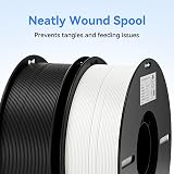 Creality PLA Filament 1.75mm 2 Spools White White 2kg Each 4.4lb view 5
