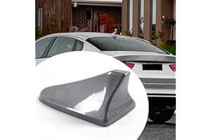 AMSPRAC Shark Fin Antenna Cover,Car Roof Antenna Caps fit for Kia Optima 2014-2020,for Hyundai Sonata 2015-2019(NOT Sport),for Genesis Sedan G80 2015-2017,for Elantra Sedan 2011-2016,Silver