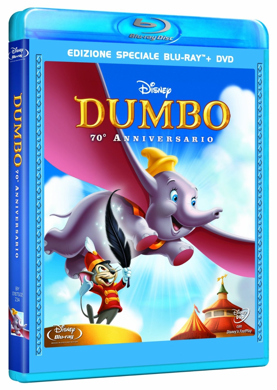 dumbo edizione speciale 70° anniversario combo pack bluray + dvd