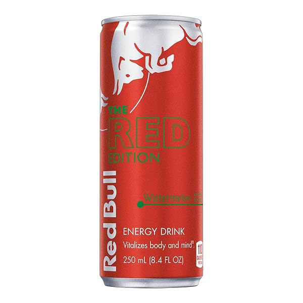 RED BULL ENERGY DRINK, THE RED EDITION, WATERMELON,...