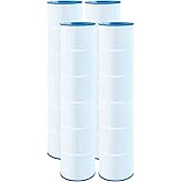Chryseos Pool Filter Compatible with C-7472, FC-1978, CCP520, 817-0131, Clean and Clear Plus 520, PCC130/-M/PAK4, 4 × 125 sq. ft., 4 Pack