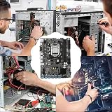Oikabio B75 12 Card Mining Motherboard G620 CPU Fan Cable 12x USB3.0 LGA1155 view 6