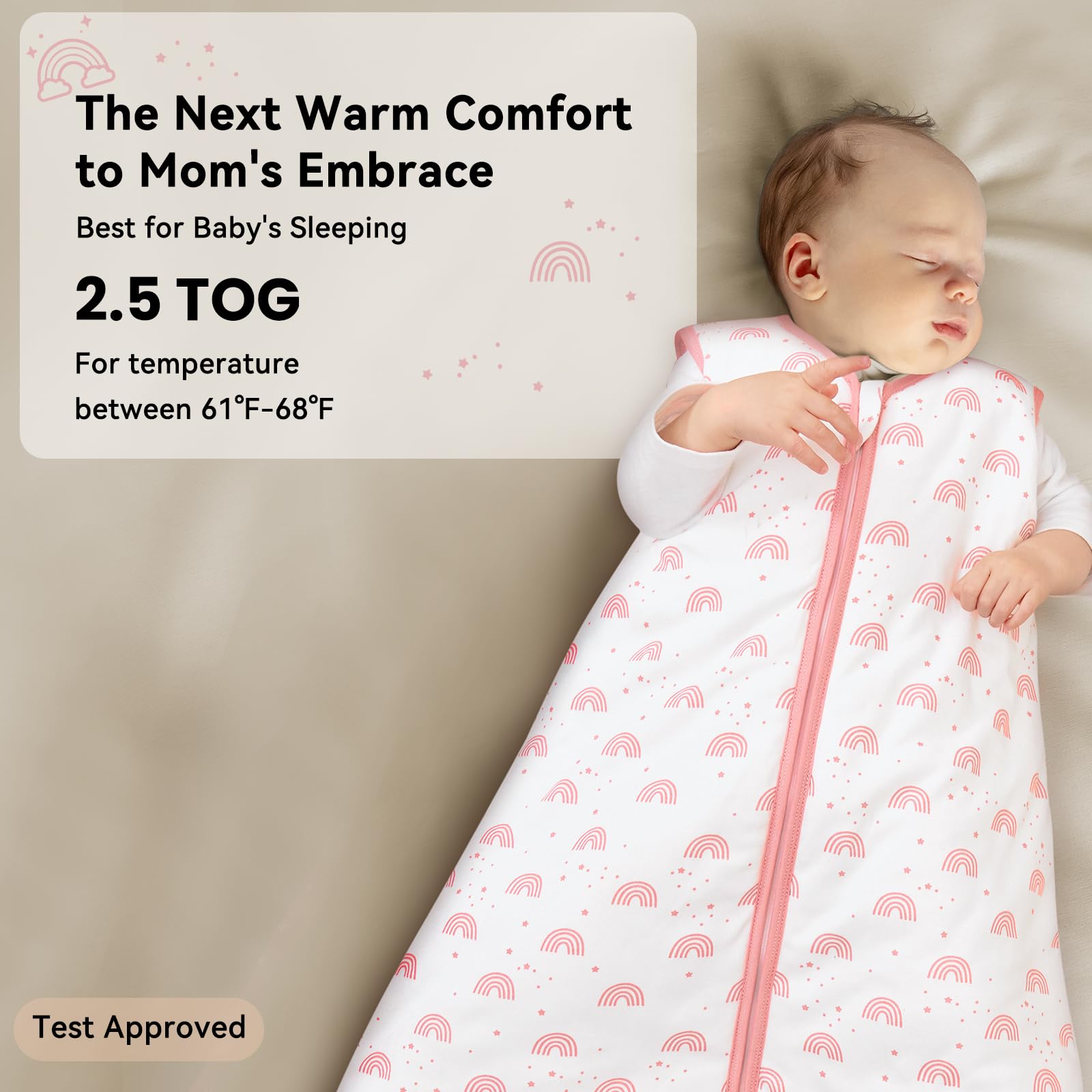 Unnivoll Baby Wearable Blanket TOG 2.5 Winter Sleep Sack 1824 Months