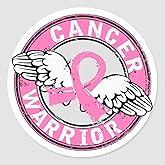 Breast Cancer Warrior Vinyl Decal Sticker for Car Windows, Tablets, Laptops, Water Bottles, etc. 5