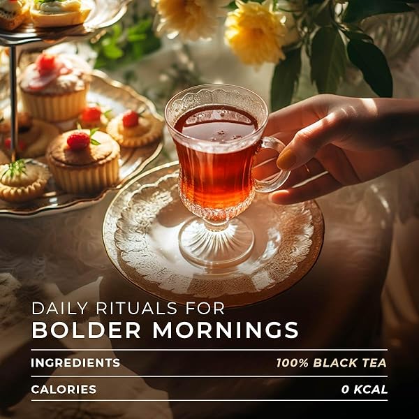 GYA TEA CO ENGLISH BREAKFAST BLACK TEA POD (16 CT) – HIGH CAFFEINE TEA RICH IN BOLD & MALTY FLAVOR PROFILE – KICKSTART THE DAY FOR REFRESH & ENERGY