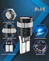 KATUR 194 LED Ultra Blue 12V Wedge Bulbs 24-SMD 3014 360° Plug N Play (4pcs) view 2
