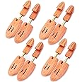Cedar Space Wooden Shoe Stretcher Tree, 6.5-14 Sizes Cedar Wood Shoe Trees,2/4PC Shoe Stretcher for Men, Sneakers,Boots