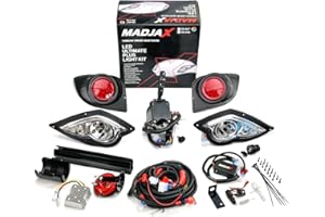 Yamaha G29/Drive Golf Cart MadJax LED Ultimate Plus Headlight Kit Fits 2007-2016