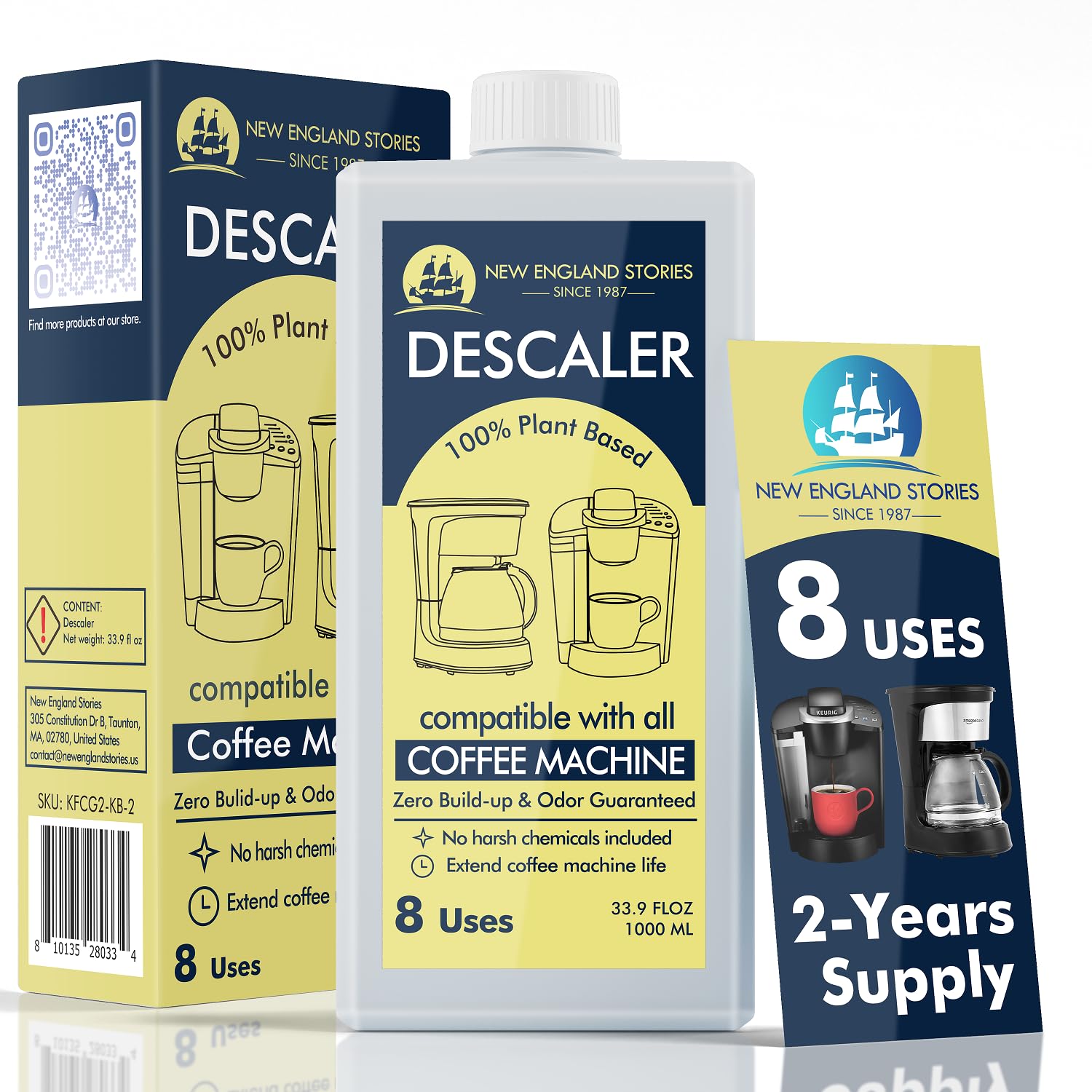 Mua 8 Uses Descaling Solution Compatible with Keurig, Nespresso, Breville, Delonghi, Jura, Ninja