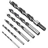 Amazon Brand - Denali 6-Piece Brad Point Drill Bit Set