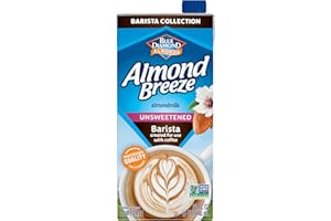 BLUE DIAMOND ALMONDS Almond Breeze Barista Collection, Unsweetened 32 oz (pack of 12) Dairy free