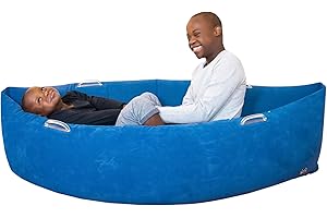 Harkla Hug Sensory Chair 60" - Inflatable Sensory Pod for Kids- Sensory Toys for Autistic Children- Therapeutic Compression ADHD Toys | Kids 6 to 12 | Pea Pod and Air Pump
