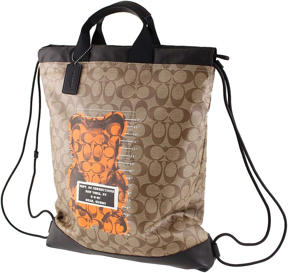 coach drawstring backpack