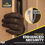 SOL 2 Pack Chrome Door Chains Front Door Security Lock with Screws view 4