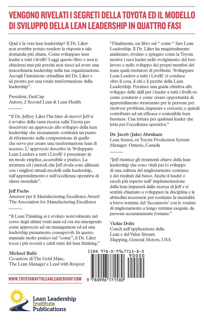 Amazoncom Sviluppare Lean Leader A Tutti I Livelli Una