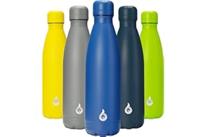 BJPKPK 17oz Stainless Steel Water Bottles Dishwasher Safe Sports Insulated Water Bottle-Blue