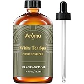 AromaLYA Hotel Collection Diffuser Oil - White Tea Spa | Luxury White Tea Hotel Scent With a Rich Aroma and Long-Lasting Scent