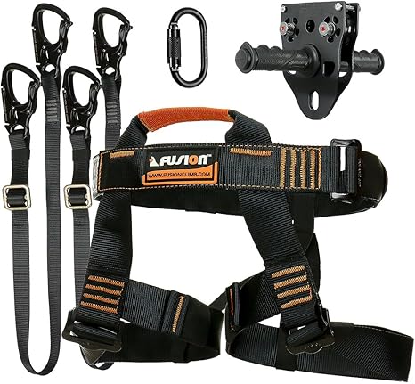Fusión Climb Tactical Edition adultos Zip línea comercial Kit de arnés