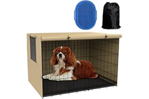 TONINT Dog Cage Covers,Crate covers for dog cages,kennel cover,dog crate cover, cover,dog cage cover for winter outside,Warmer & Waterproof crate cover,Dog enclosure covers,for 24 30 36 42 inch