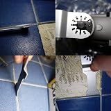 XXGO 4 Pcs Oscillating Multi Tool Diamond Blades Grit Grout Removal XG4004DU view 8
