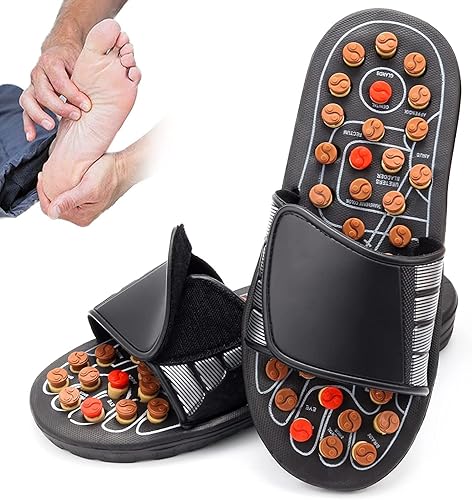 CASAWISE Acupressure Slippers, Foot Pain Relief Massage Slippers