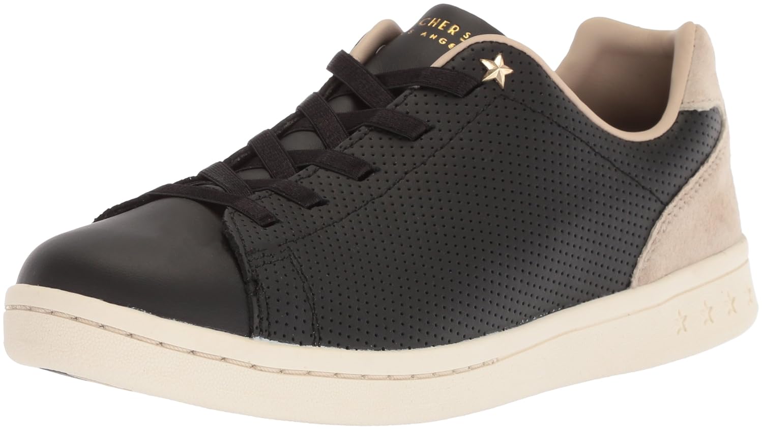 skechers perforated slip on casual shoes