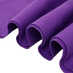HaoFeijh Purple Felt Fabric 72 * 36 Inch Wide