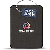 Organize Golf Shoe Bag for Travel – Waterproof Golf Shoes Bag with Ventilation & Pockets | Golf Shoe Bags for Men & Women | Athletic Shoe Carrier for Cleats, Spikes, Sports & Travel