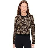 LE BOP Women's Cheetah Cardigan