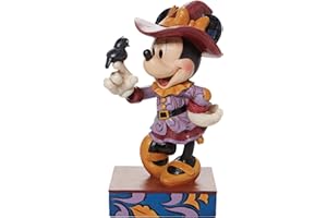 Enesco Jim Shore Disney Traditions Halloween Scarecrow Minnie Mouse Figurine, 6.5 Inch, Multicolor