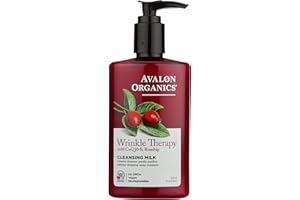 Avalon Organics Wrinkle Therapy Cleansing Milk 8.5 Ounce Pack of 1