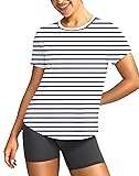 Women's Short Sleeve Workout Shirts Breathable UPF