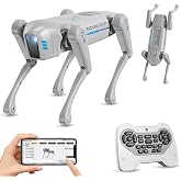 cxjoigxi Smart Robot Dog, Interactive STEM Toys, Voice &amp; Remote Control Robotic Dog, App Programming, 30+ Actions, Bionic Walking, Great Birthday Gifts for Kids Boys Girls Age 6+