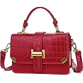 LL LOPPOP Women's Small Classy Crossbody Purse Top Handle Handbags Leather Satchel Bags for Women