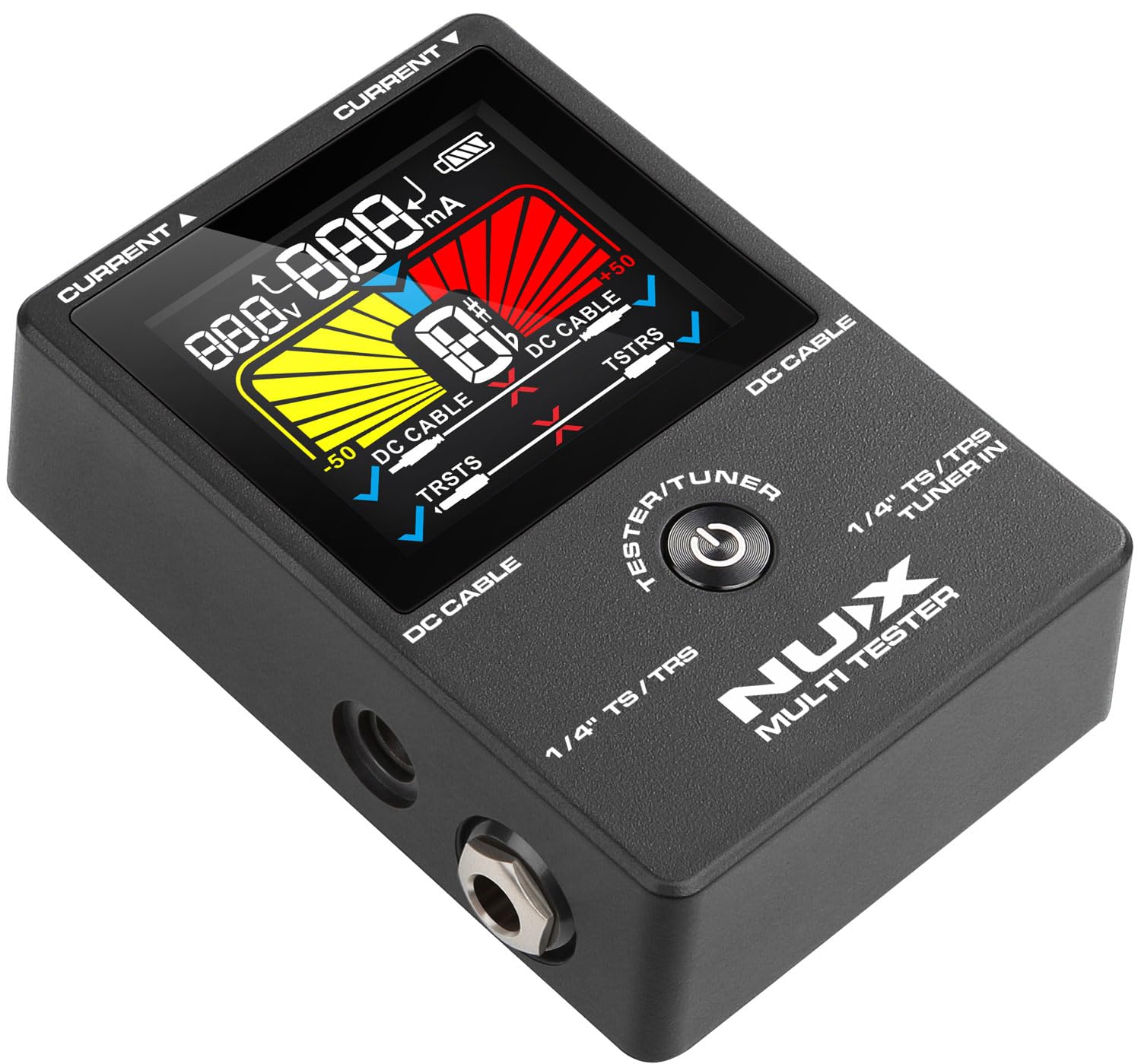 NU-X | NMT-1 Multi Cable Tester with Inbuilt Tuner for Guitar and Bass Guitars