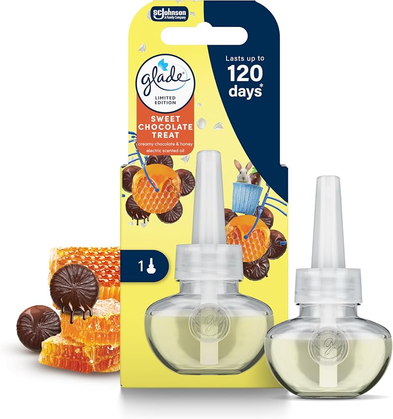 Glade Plug-In Refill Sweet Chocolate Treat 6 x 20ml Infused with Essential Oils
